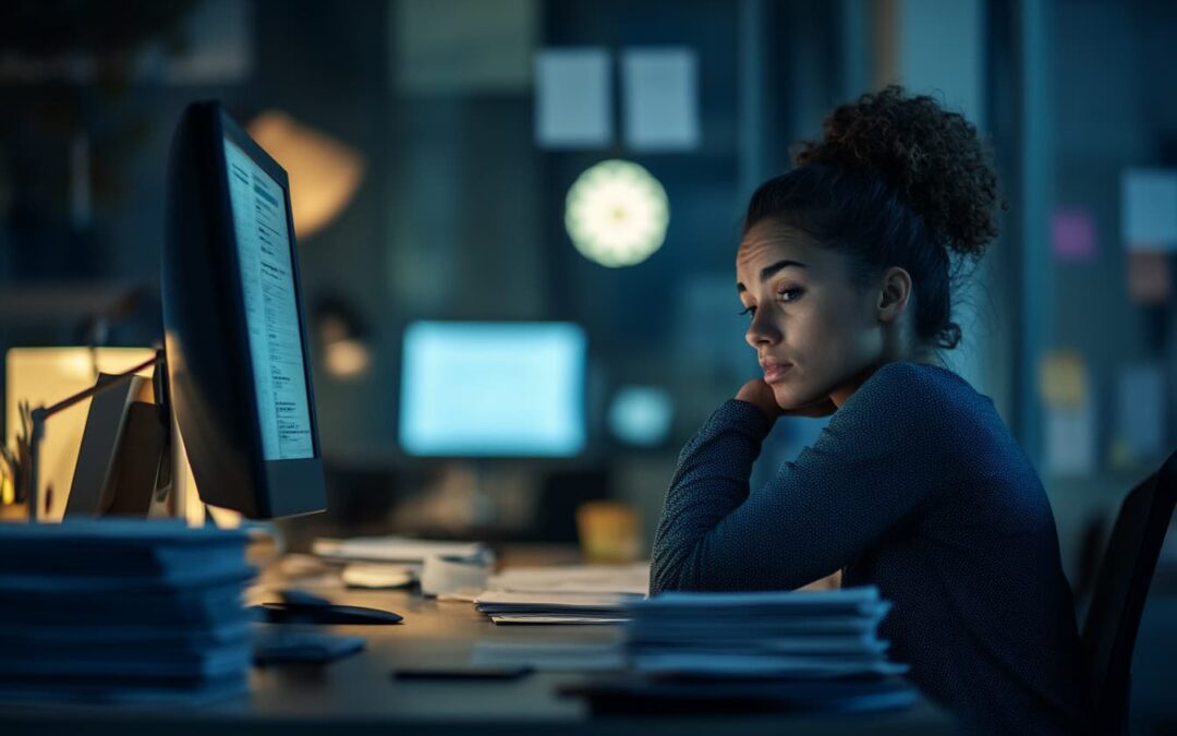 A_stressed_office_worker_sitting_alone_at_a_temporar_944a437a-e3e9-406a-8efa-7b934dcf98c4_2