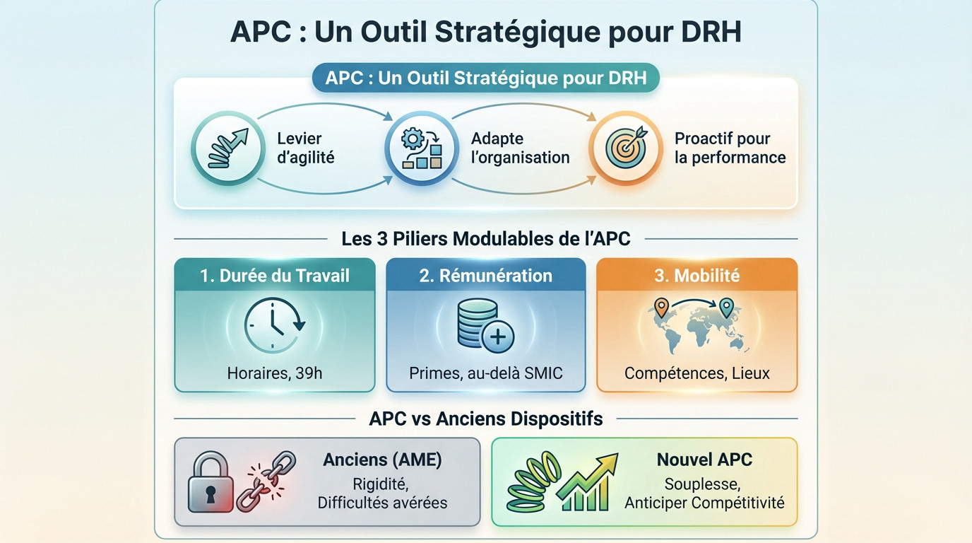 Stratégie RH : utilisation de l'accord de performance collective pour adapter l'entreprise