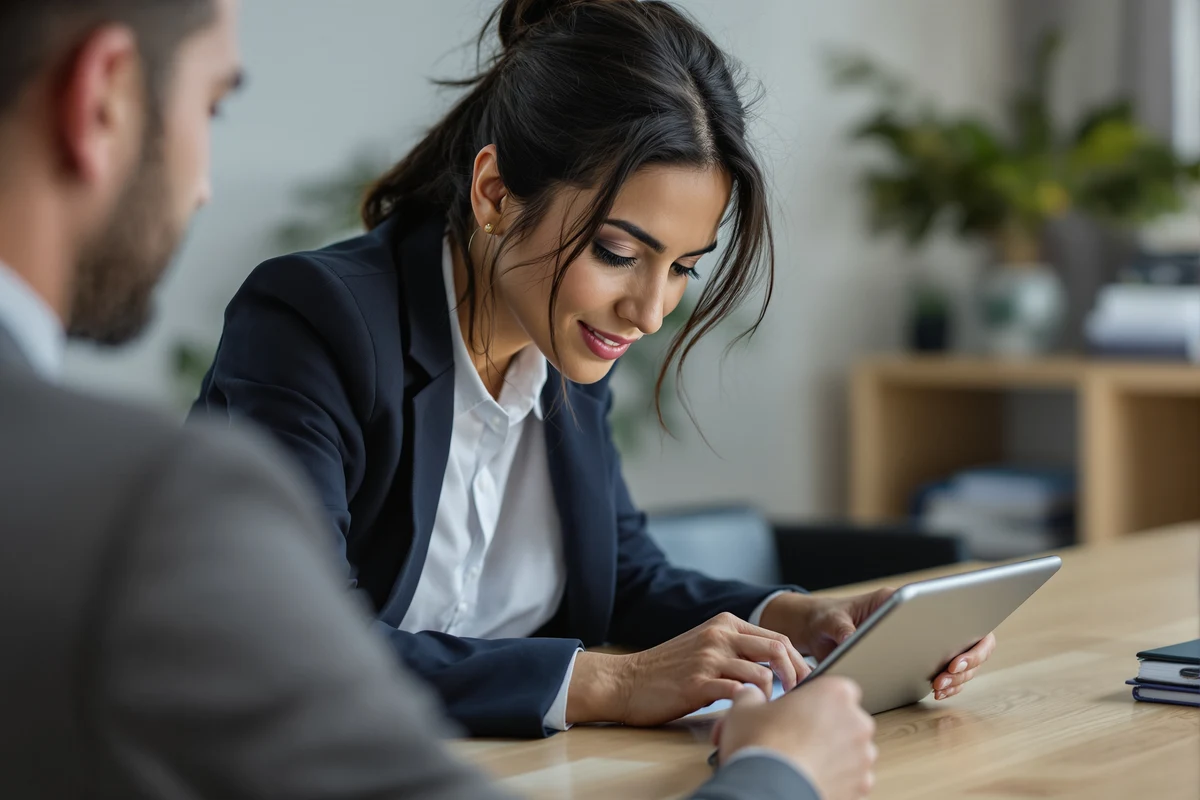 DRH français en réunion sur un projet de digitalisation