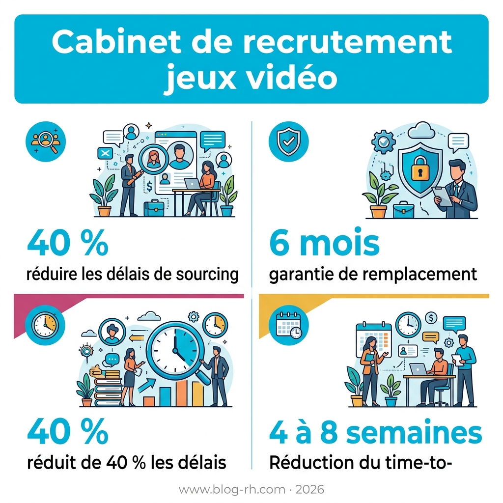 Infographie — cabinet de recrutement jeux vidéo