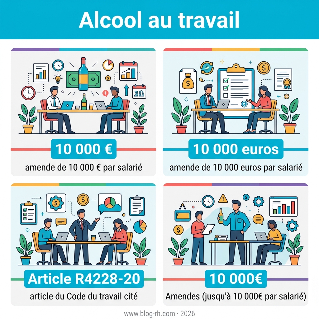 Infographie — alcool au travail