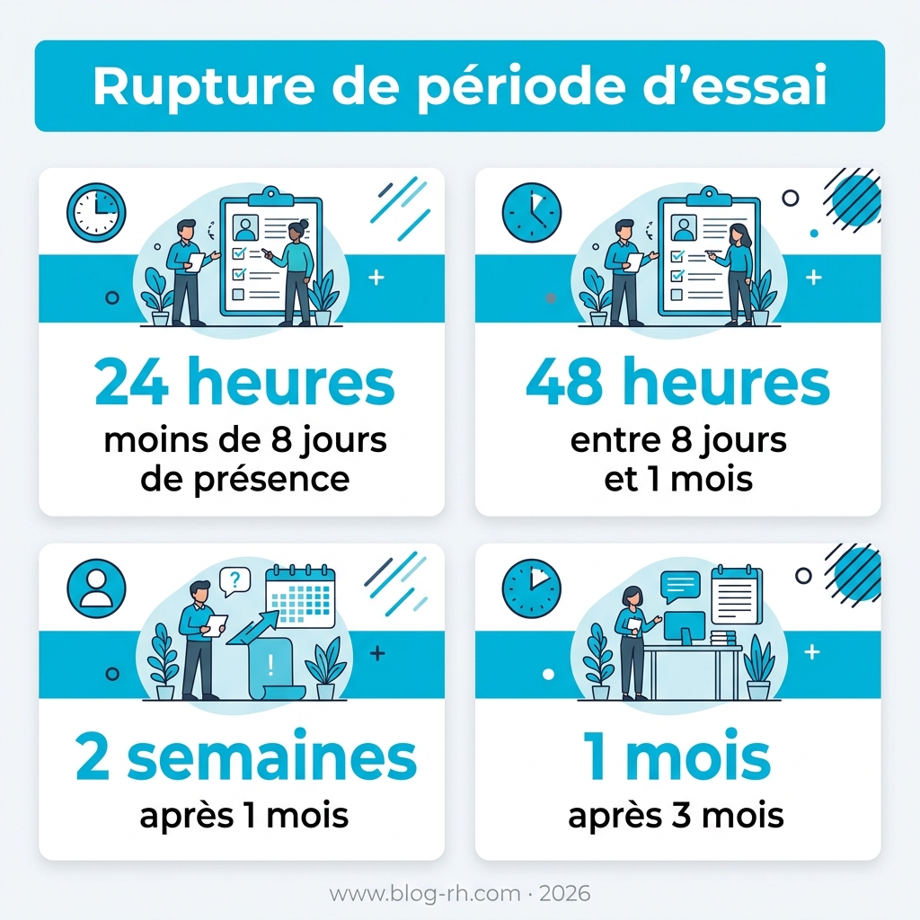 Infographie — rupture période d'essai