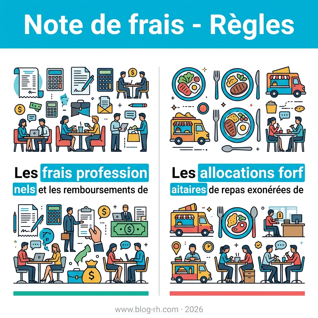 Infographie — note de frais règles