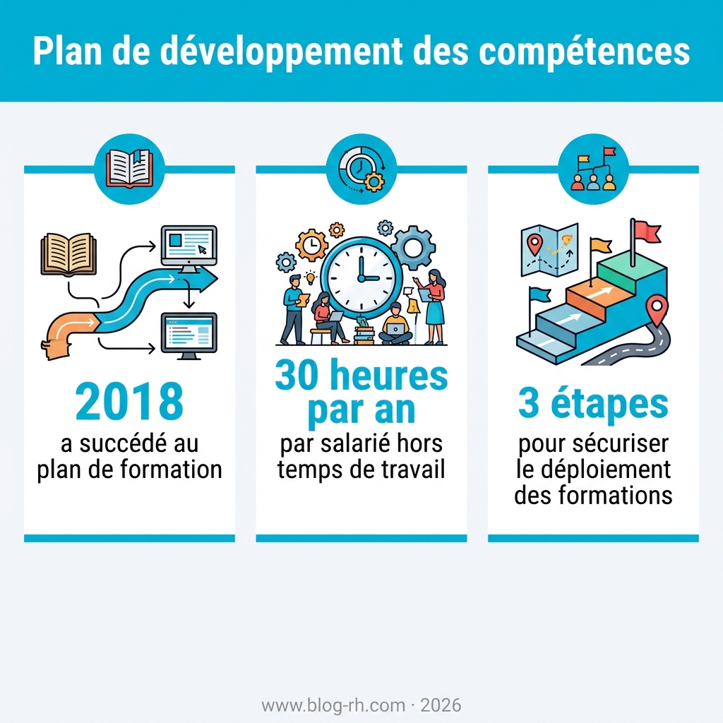 Infographie — plan de développement des compétences